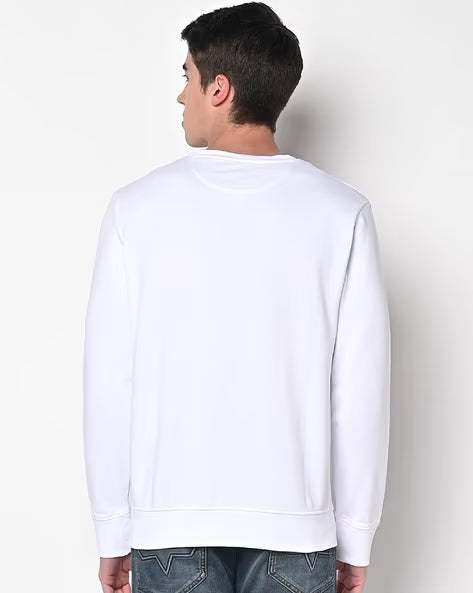 Printed Crew-Neck Sweatshirt