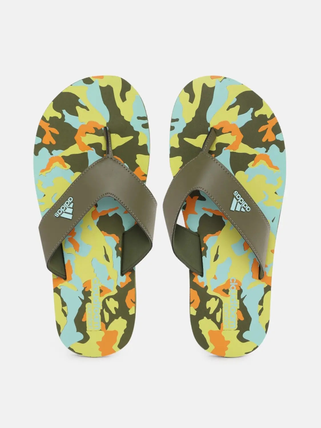 adidas cloudfoam flip flop