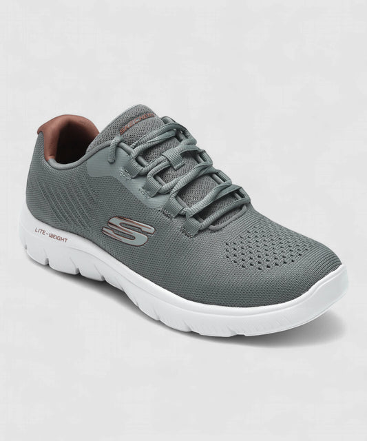 Skechers SUMMITS Sneakers For Men (Grey , 10)