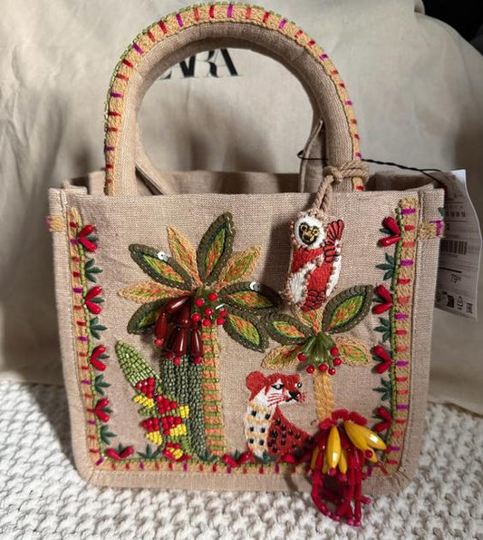 Zara MINI BEADED BAG Pack of 3